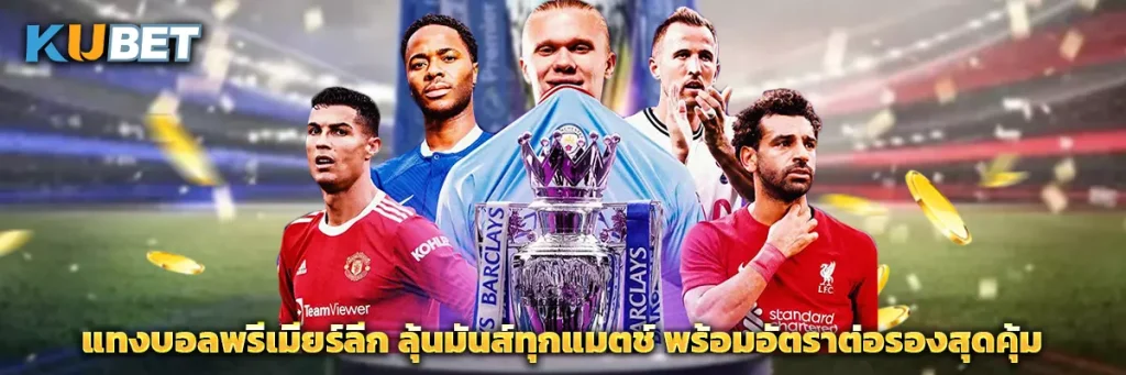 แทงบอลพรีเมียร์ลีก ลุ้นมันส์ทุกแมตช์ พร้อมอัตราต่อรองสุดคุ้ม